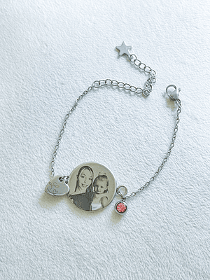  Laço Eterno - Pulseira Personalizada