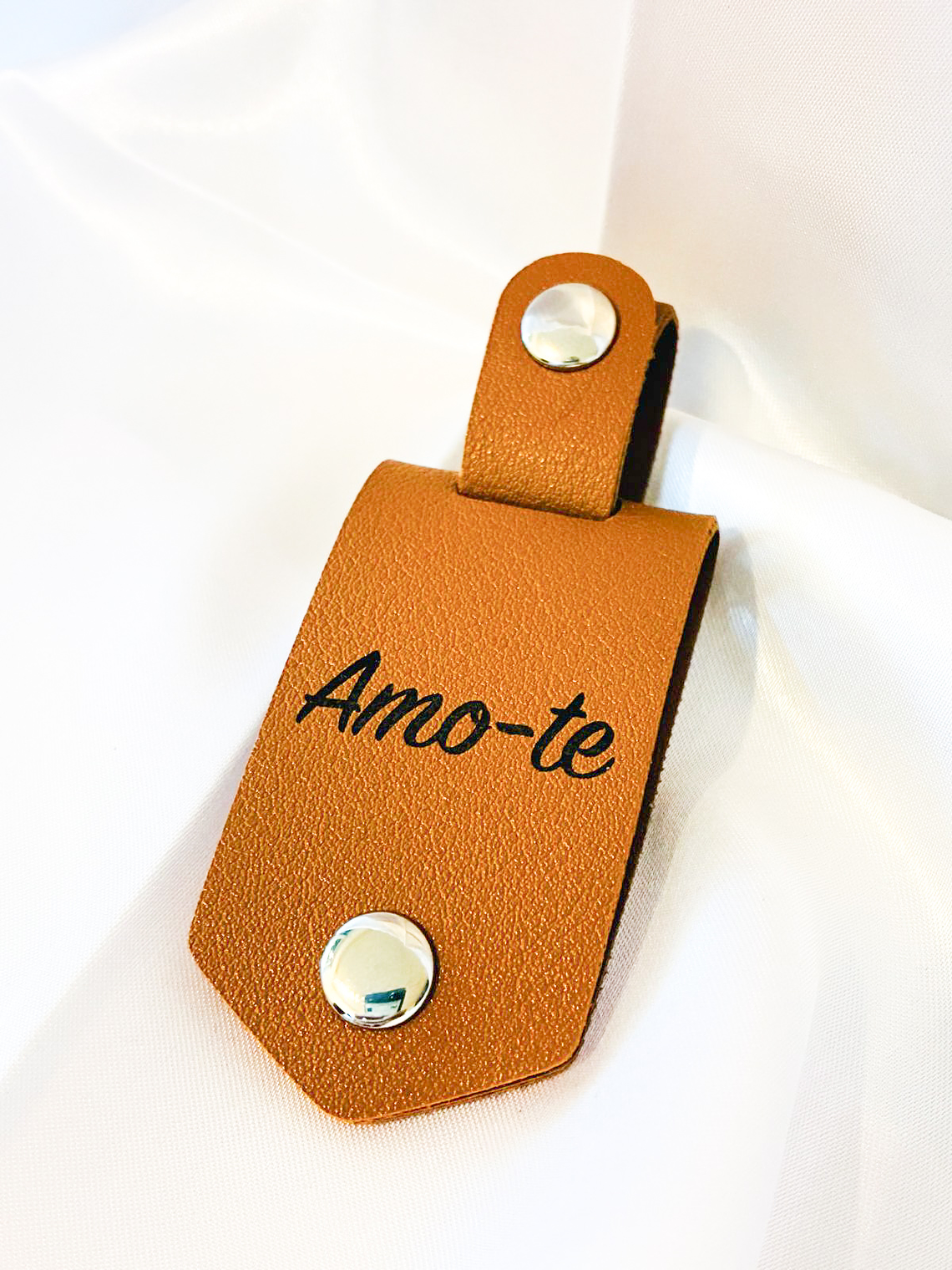 Porta-Chaves de Couro PU com Chapa Interna Personalizável 6