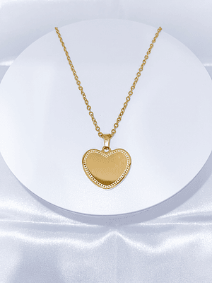 Memoria Eterna - Coração bordado