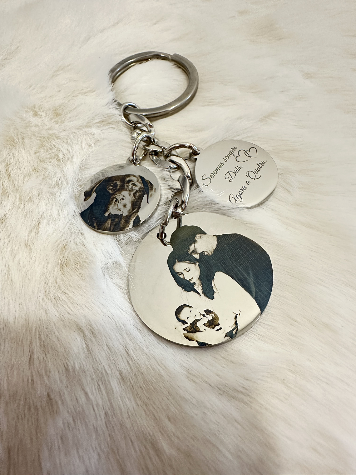 Porta chaves triplo com 3 Medalhas Personalizáveis 1