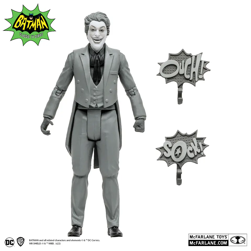 The Joker Blanco & Negro (Batman 66) Retro 8