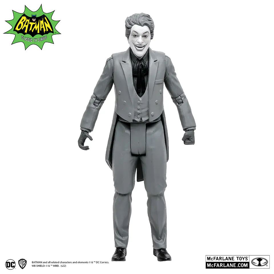 The Joker Blanco & Negro (Batman 66) Retro 4