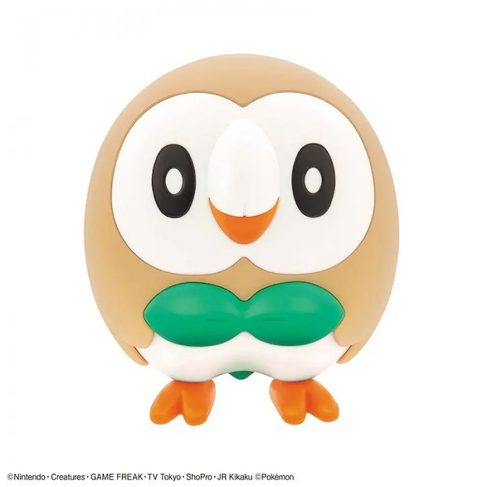 Rowlet Quick 10 Pokemon Model Kit Bandai Hobby 1