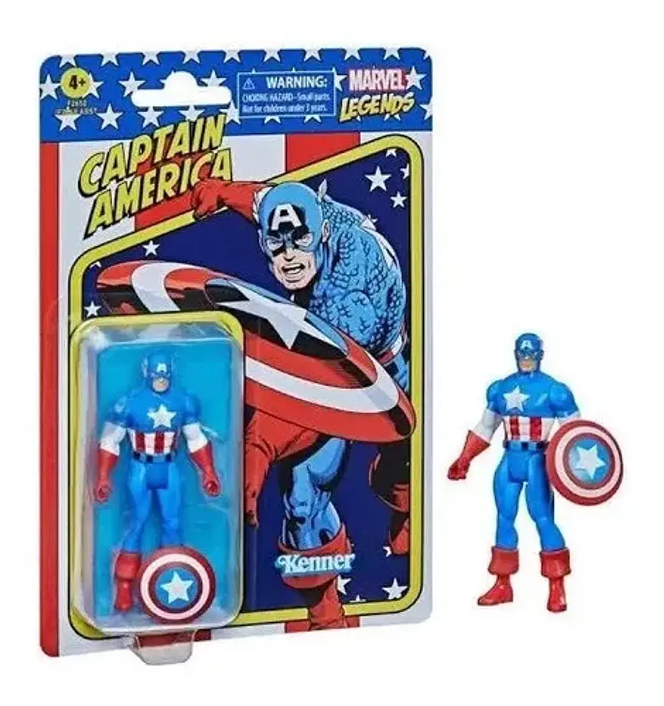 Capitan America Marvel Legends Retro 3