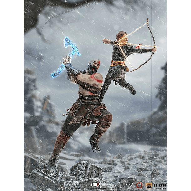 Kratos Y Atreus BDS ART Scale 1/10 God Of War 