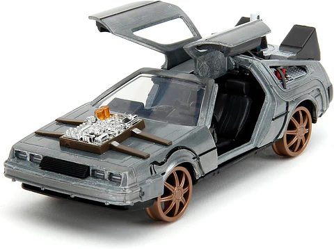 Delorean Rail Wheels 1:32 Time Machine Back To The Future