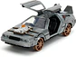 Delorean Rail Wheels 1:32 Time Machine Back To The Future - Miniatura 2
