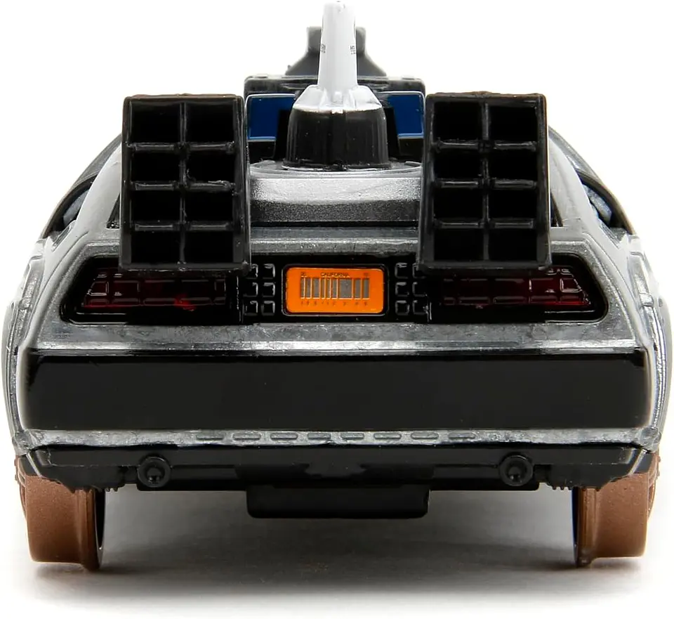 Delorean Rail Wheels 1:32 Time Machine Back To The Future 4
