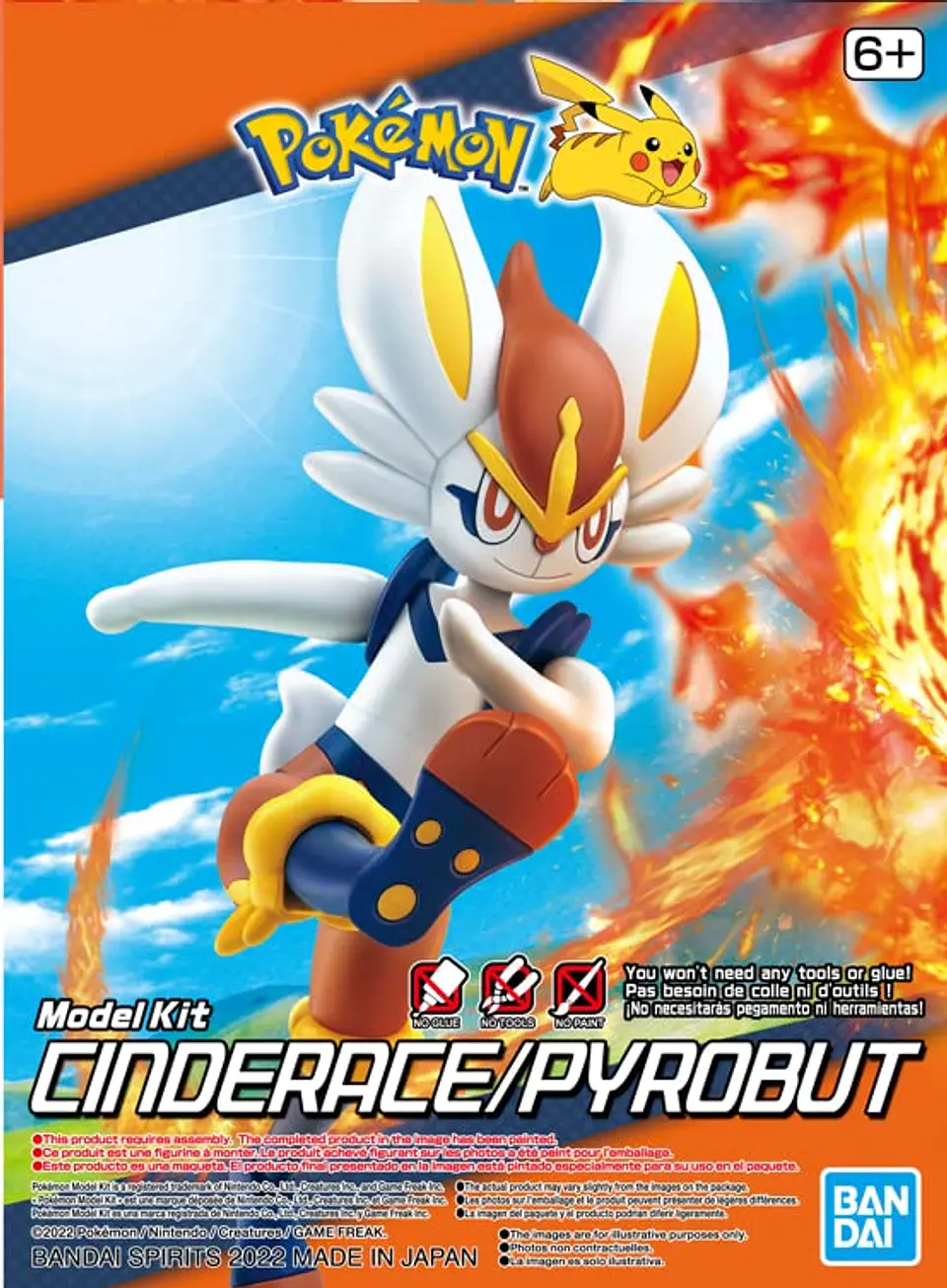 Cinderace Pokemon Model Kit 2