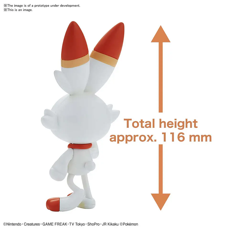 Scorbunny Quick 05 Pokemon Model Kit 3