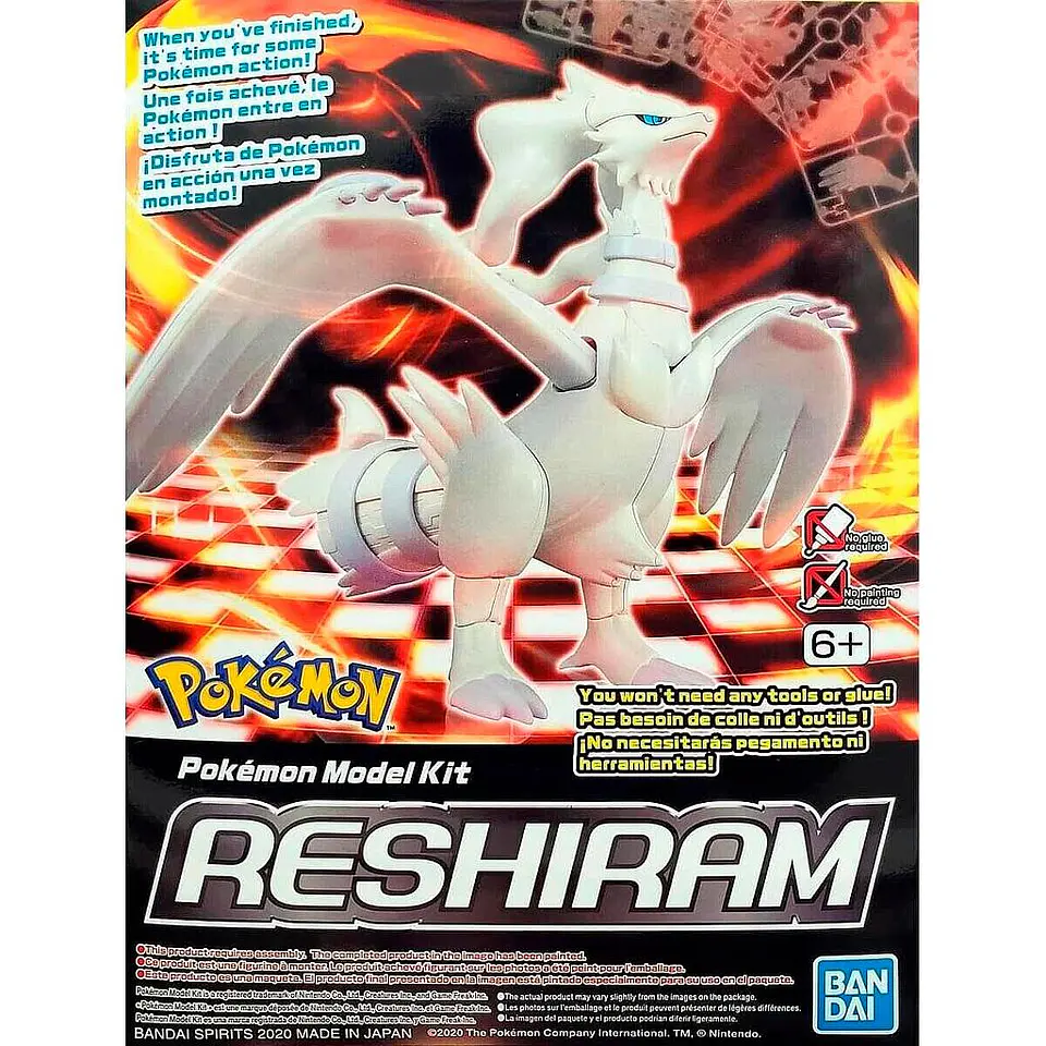 Reshiram Pokemon Model Kit  3