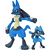 Riolu & Lucario Pokemon Model Kit