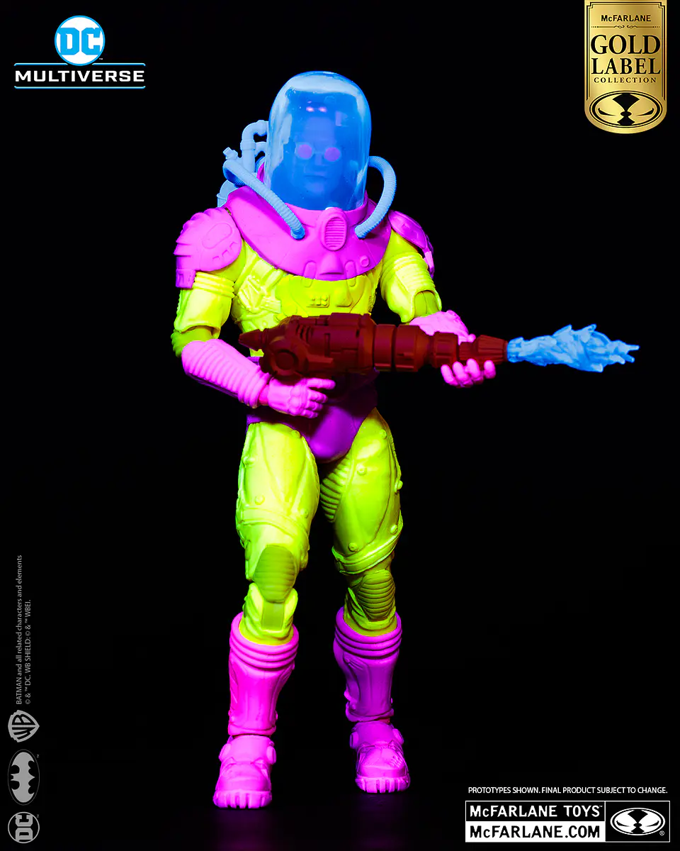 Mr Freeze Black Light Multiverse Gold Label Exclusive 8