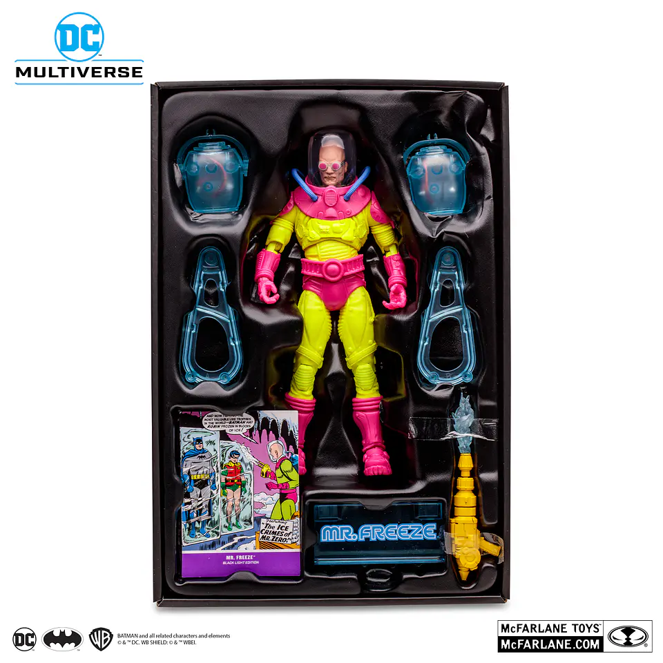 Mr Freeze Black Light Multiverse Gold Label Exclusive 13