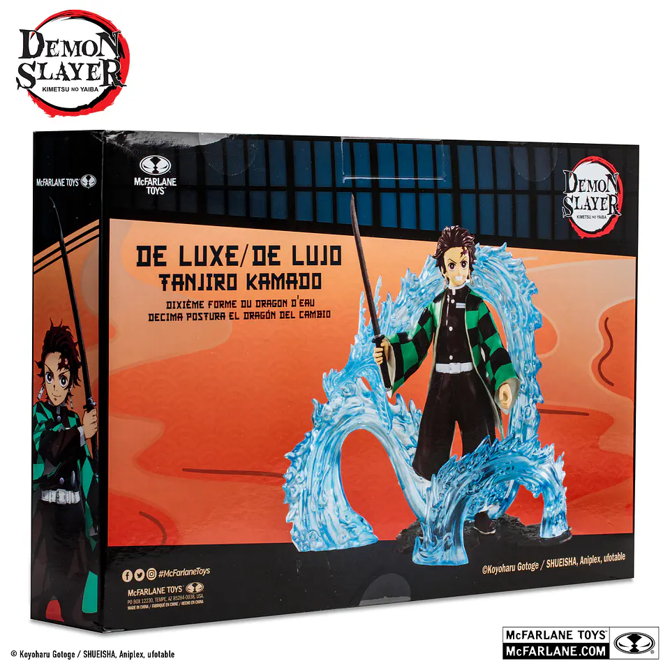 Tanjiro Kamado Water Dragon Tenth Form Deluxe 5 In 11