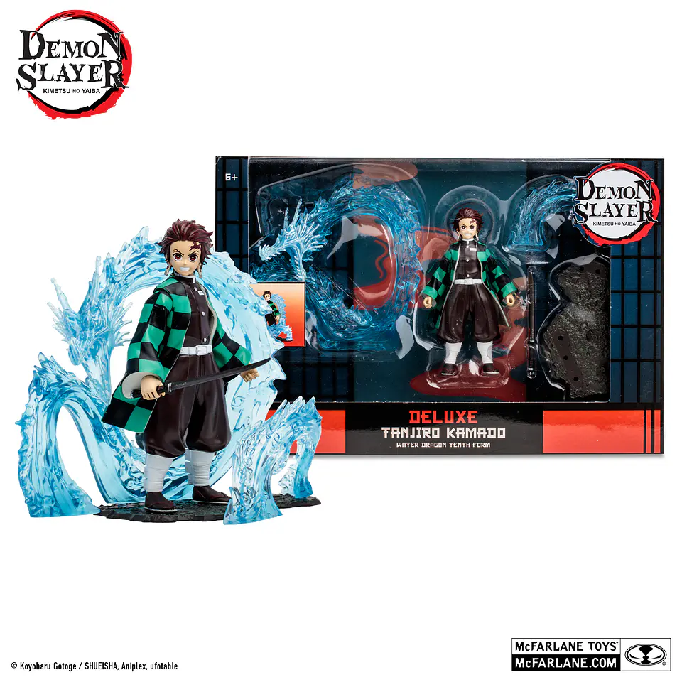 Tanjiro Kamado Water Dragon Tenth Form Deluxe 5 In 9