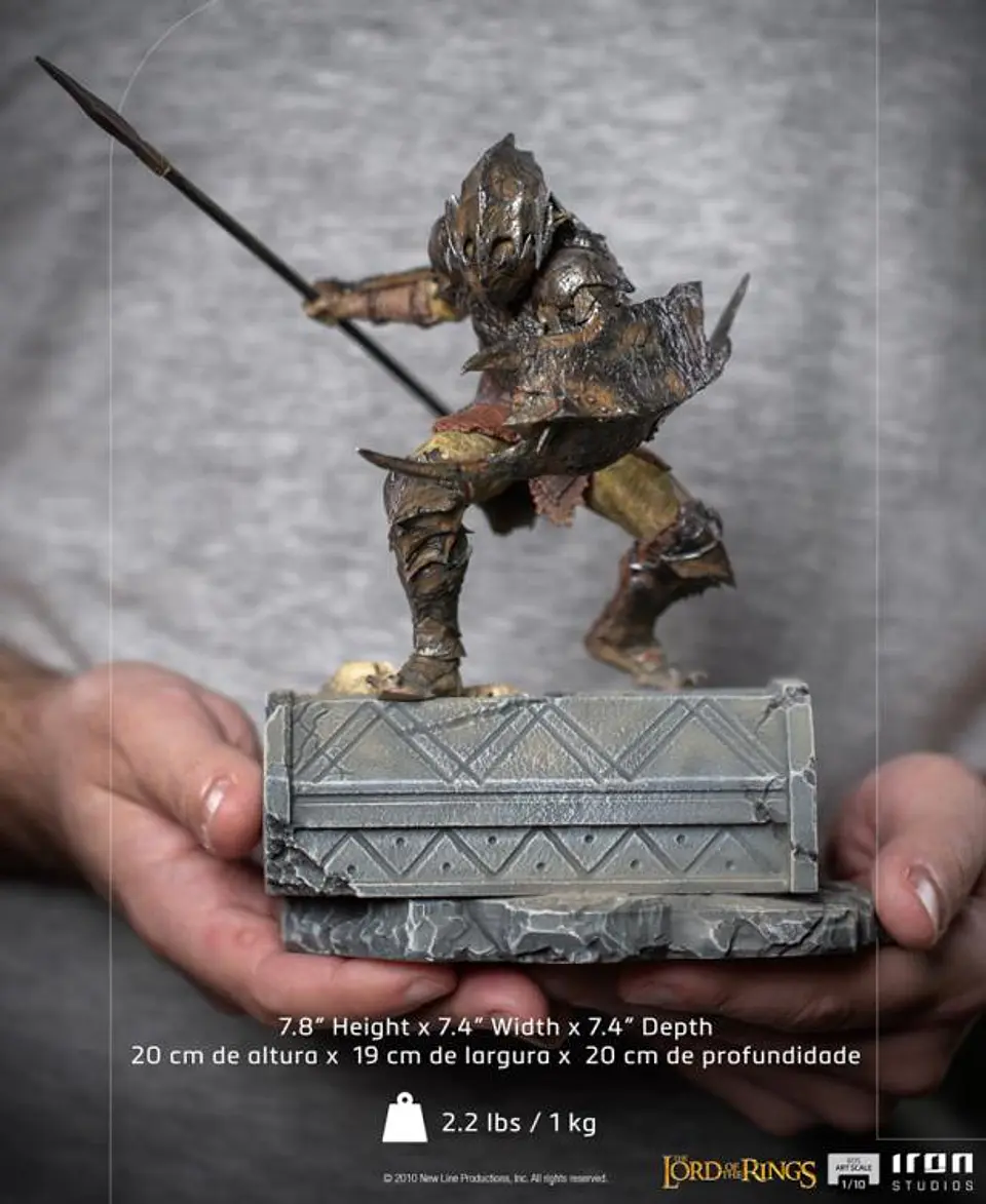 Armored Orc BDS ART Scale 1/10 Lord Of The Rings 5