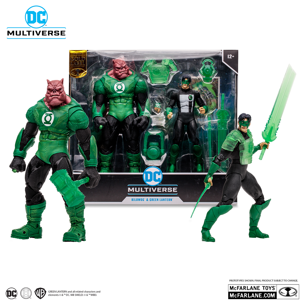 Kilowog & Green Lantern Gold Label 2 Pack Multiverse 15