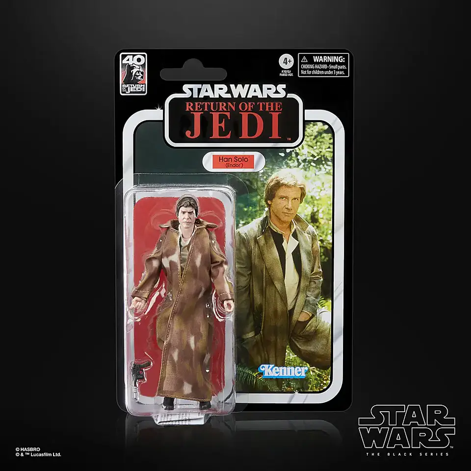 Han Solo (Endor) ROTJ 40Th Anni. The Black Series 1