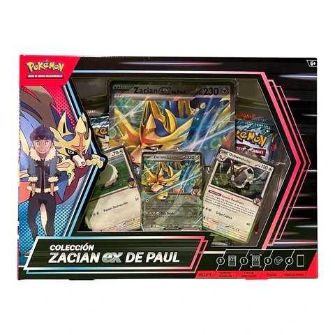 Hops Zacian EX Box Español