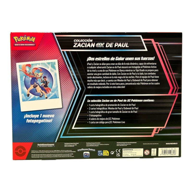Hops Zacian EX Box Español