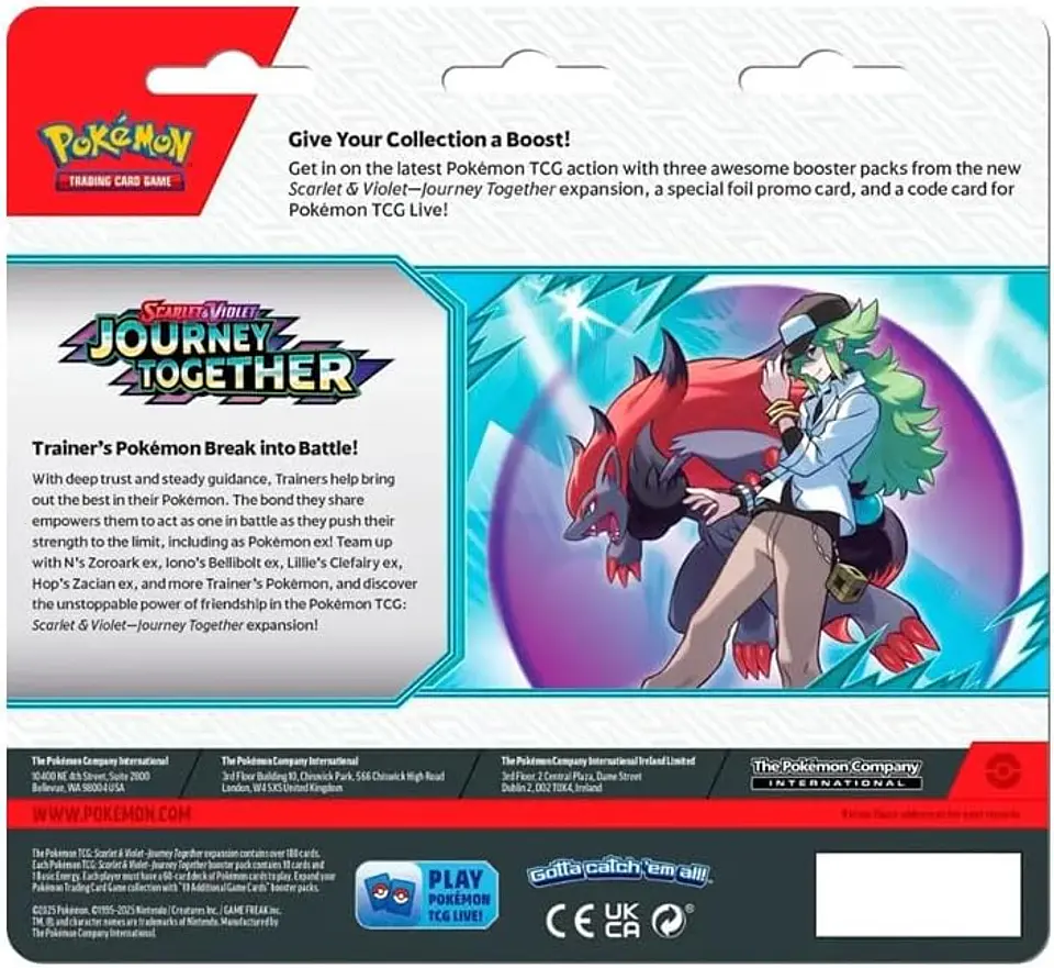 3 Pack Blister Journey Together (Scarlet & Violet) Ingles 3