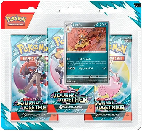 3 Pack Blister Journey Together (Scarlet & Violet) Ingles