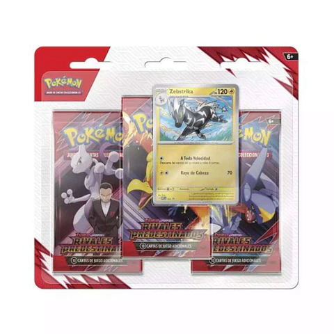 3 Pack Blister Destined Rivals (Scarlet & Violet) Español