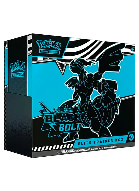 Elite Trainer Box Scarlet & Violet Black Bolt Español