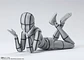 Body Chan -Sports- Edition-Wire Frame- (Gray Color Ver.) - Miniatura 2