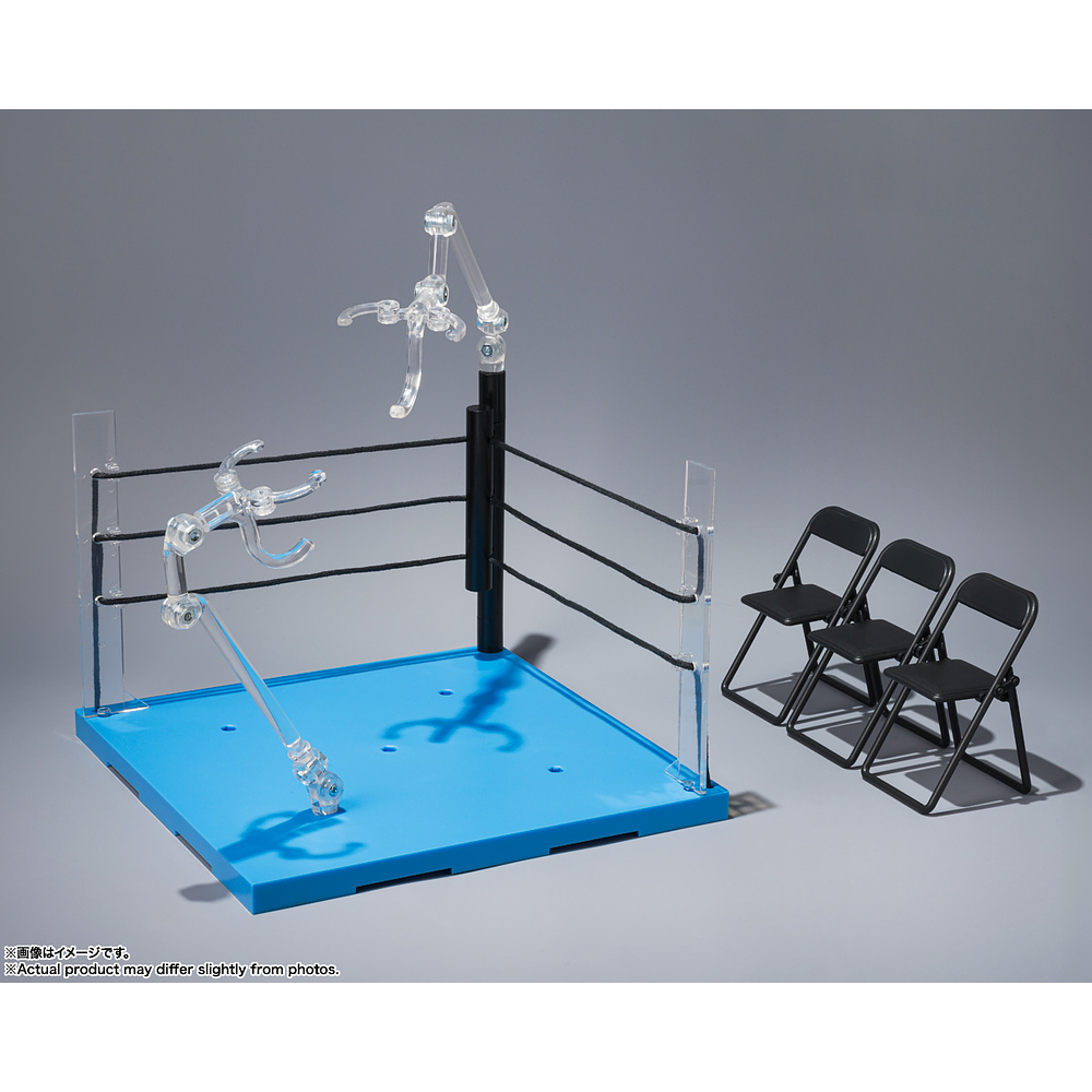 Act Ring Corner (Neutral) & Folding Chair Set For S.H.Figuarts 1