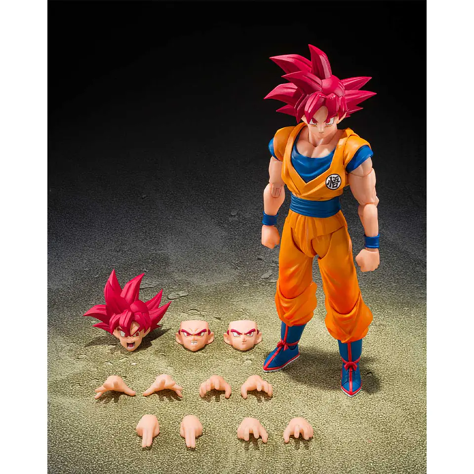 [PREVENTA] Super Saiyan God Son Goku (God Aura) Dragon Ball 4