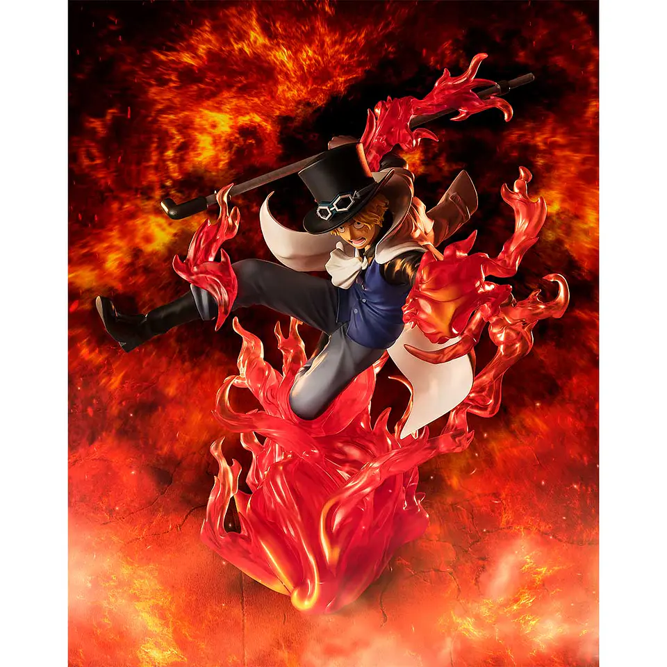 Estatua Extra Battle Sabo (Fire Fist Rook Check) One Piece 6