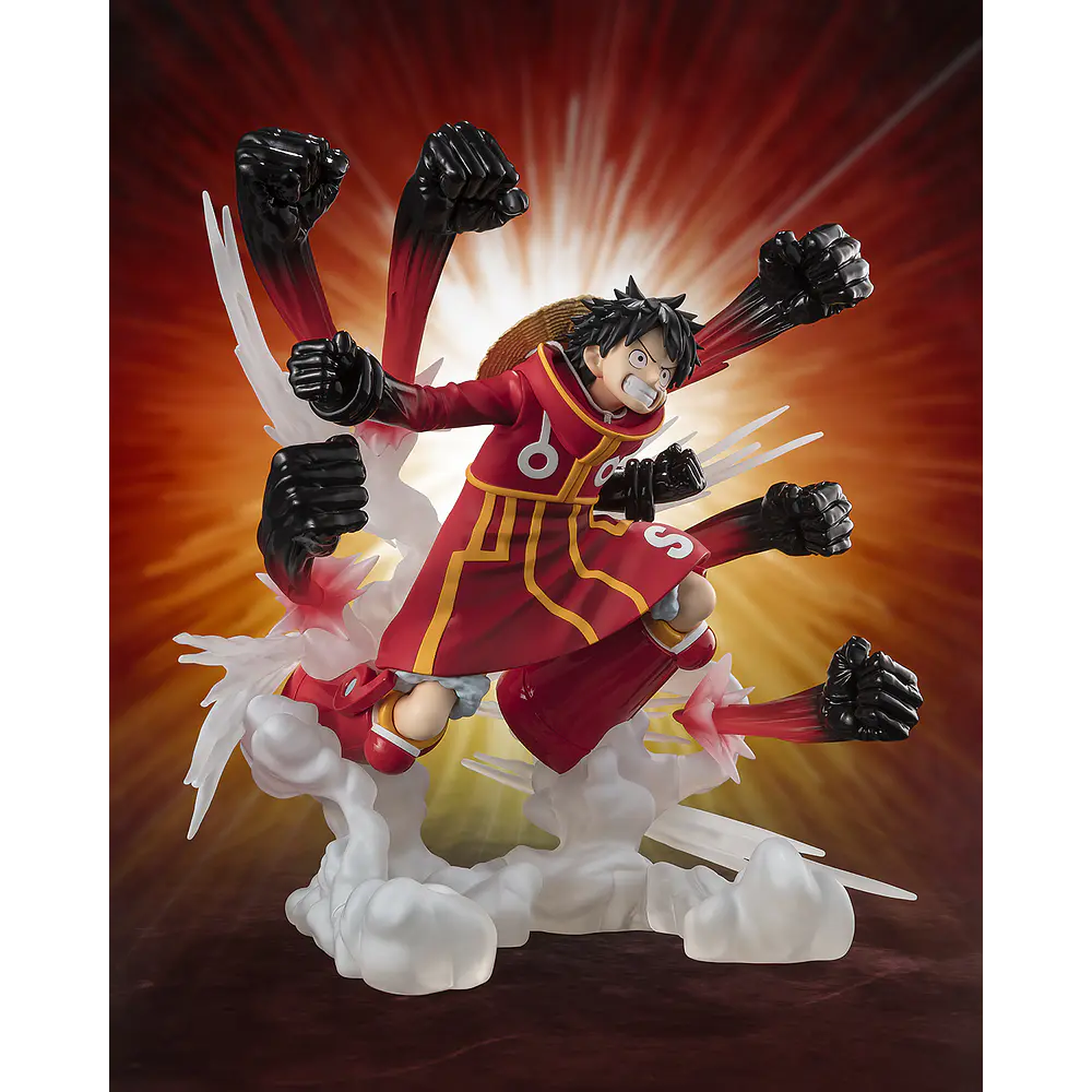 Estatua Extra Battle Monkey D. Luffy (Gum Gum Hawk Gatling) One Piece 3