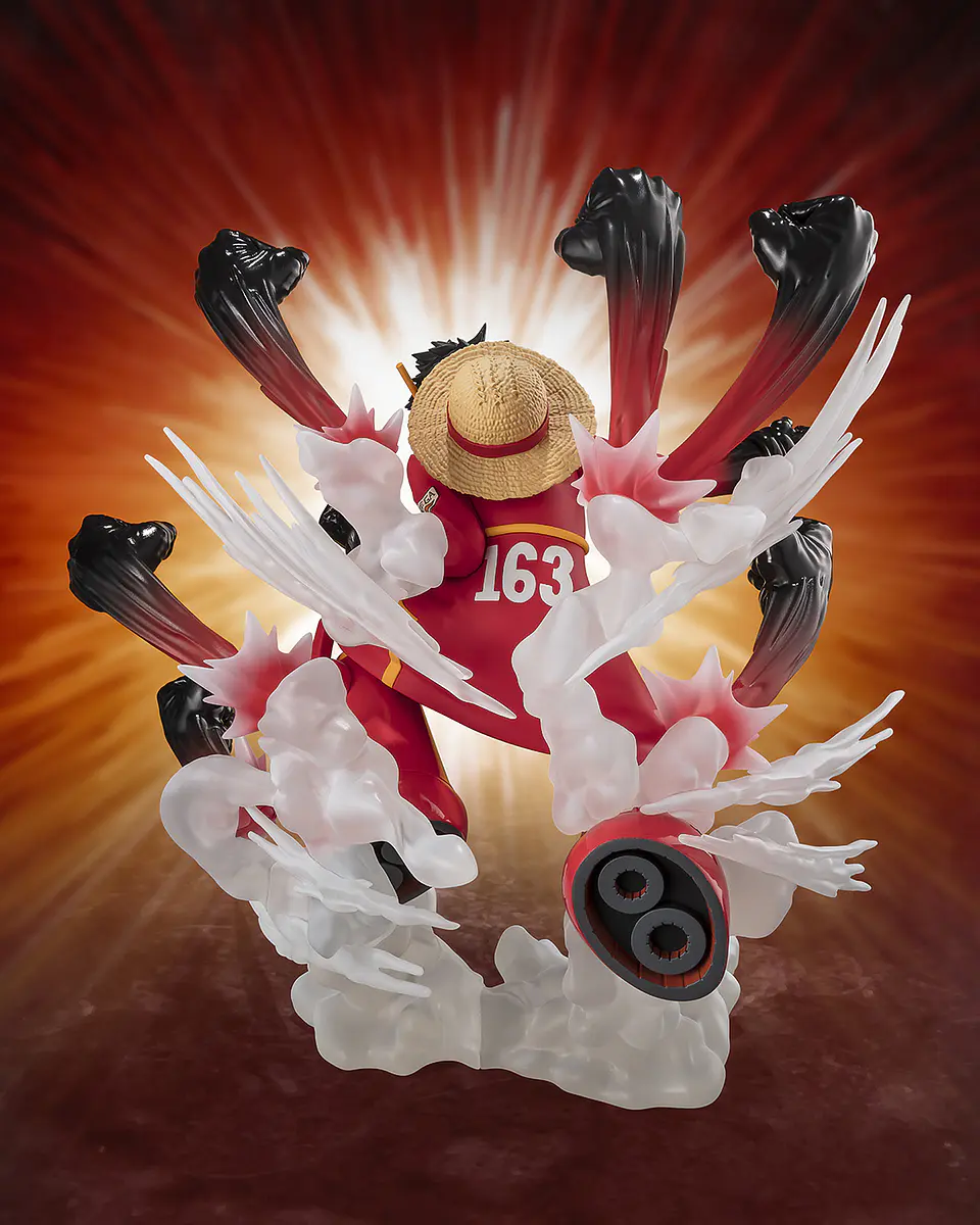 Estatua Extra Battle Monkey D. Luffy (Gum Gum Hawk Gatling) One Piece 4