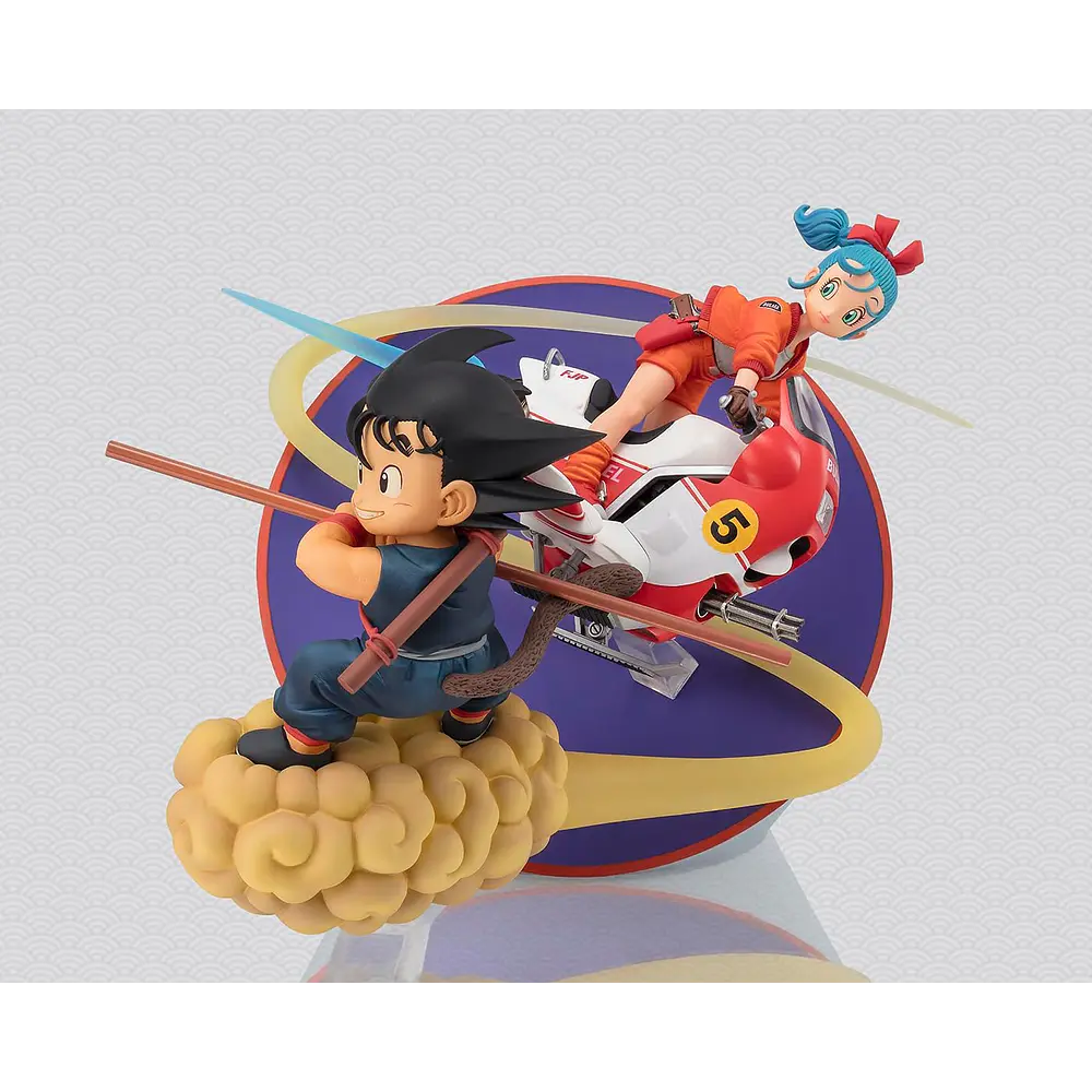 Estatua Son Goku & Bulma Dragon Ball 3
