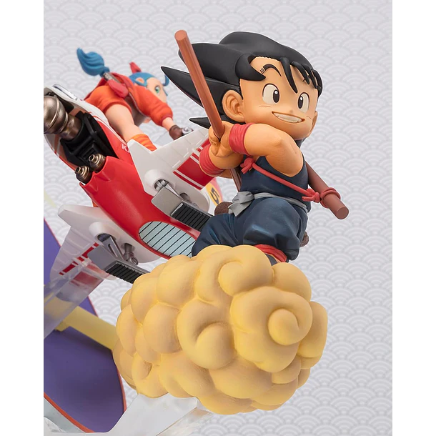 Estatua Son Goku & Bulma Dragon Ball