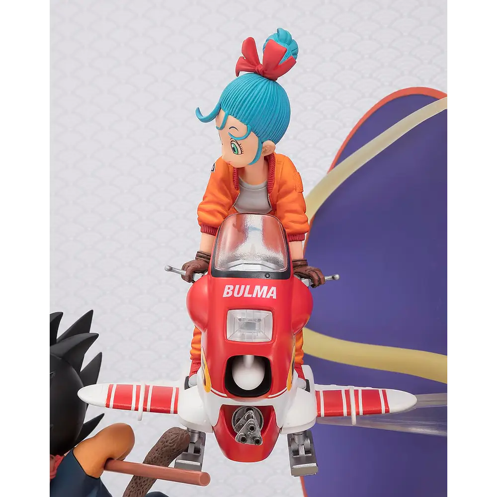 Estatua Son Goku & Bulma Dragon Ball 4
