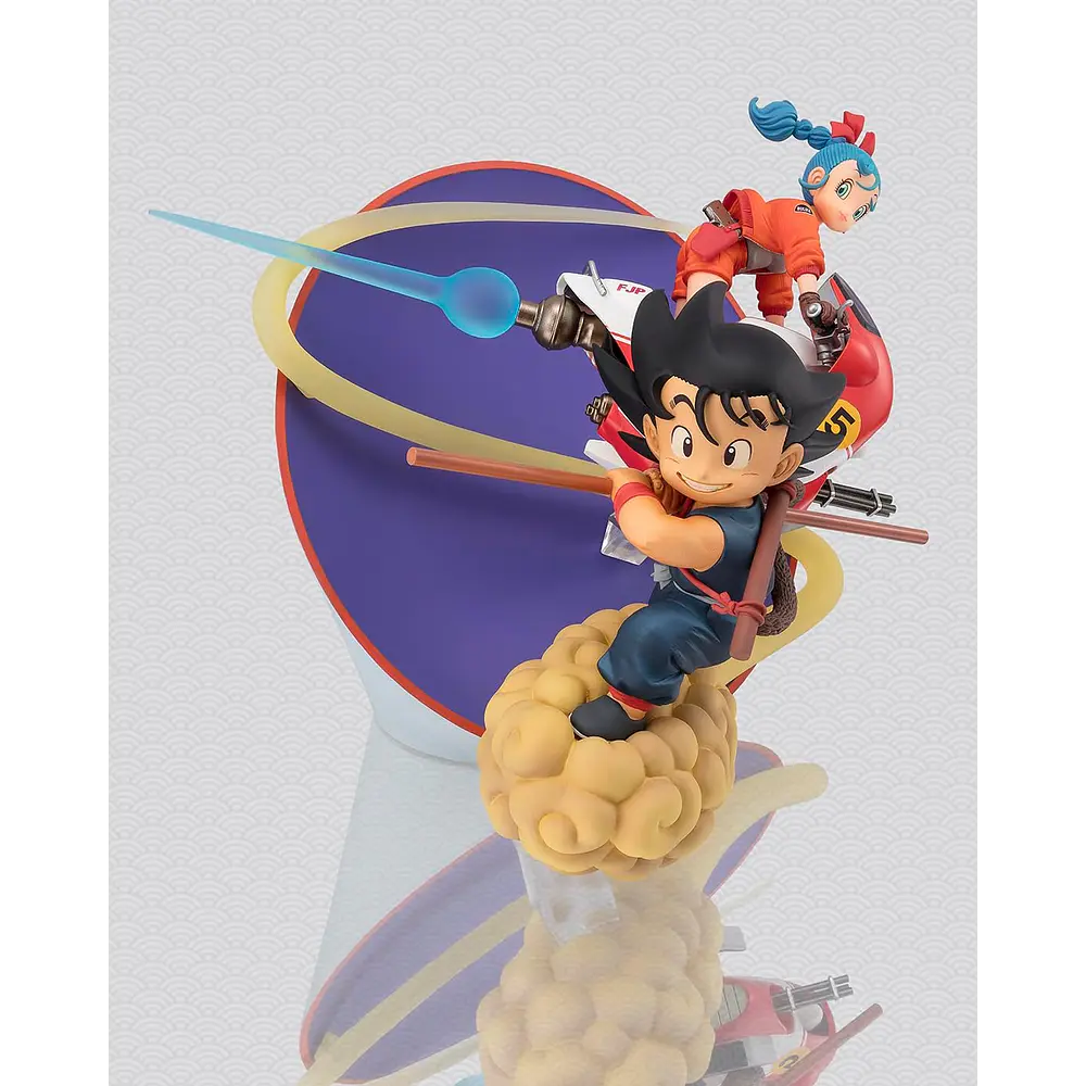 Estatua Son Goku & Bulma Dragon Ball 5