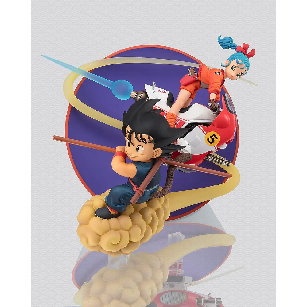 Estatua Son Goku & Bulma Dragon Ball 6