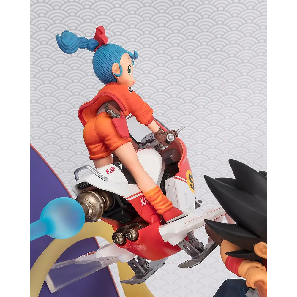 Estatua Son Goku & Bulma Dragon Ball 7