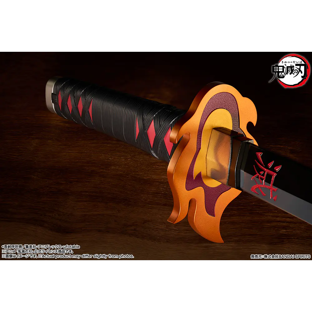 Proplica Nichirin Sword (Tanjiro Kamado) Kyojuro Rengoku’S Sword Guard Ver. Demon Slayer 3