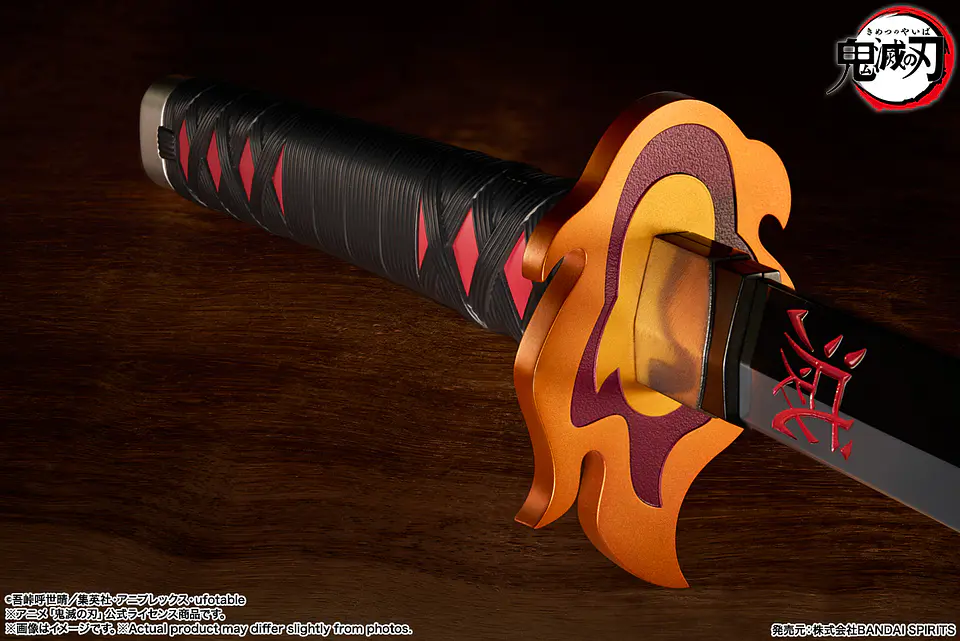 Espada Nichirin Sword (Tanjiro Kamado) Kyojuro Rengoku’S Sword Guard Ver. Demon Slayer Proplica  3