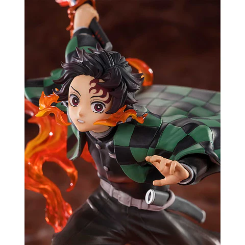 EstatuaTanjiro Kamado (Kyojuro Rengoku'S Sword Guard Ver.) Kimetsu no Yaiba