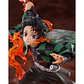 EstatuaTanjiro Kamado (Kyojuro Rengoku'S Sword Guard Ver.) Kimetsu no Yaiba - Miniatura 2