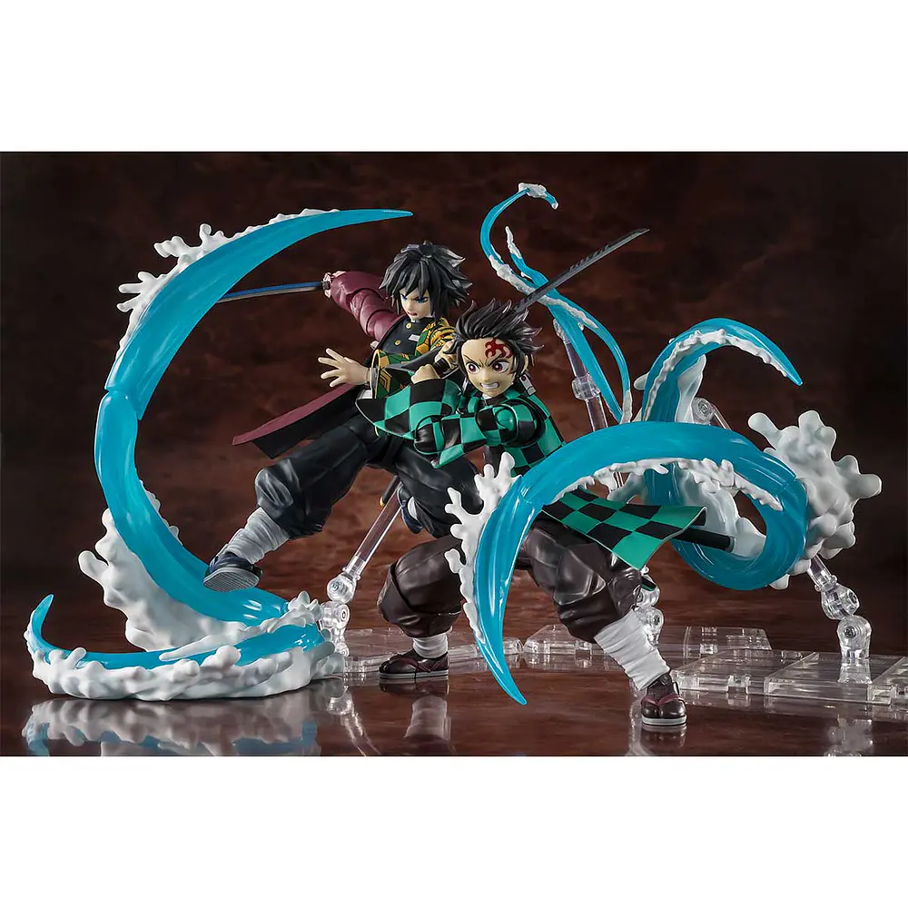 [PREVENTA] Tanjiro Kamado And Giyu Tomioka Water Breathing Effect Set Kimetsu no Yaiba 2