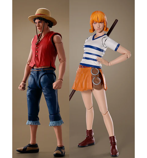 PACK Luffy y Nami (A Netflix Series: One Piece)