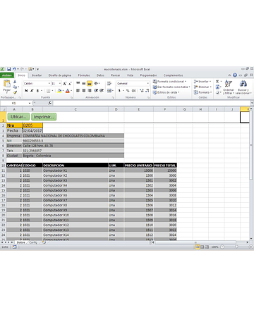 Llenando de formatos Preimpresos con Excel y PDF