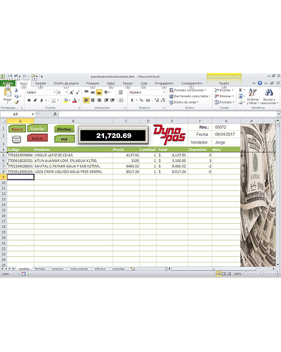 Planilla de Ventas en Excel - Mejore su atencion al Cliente