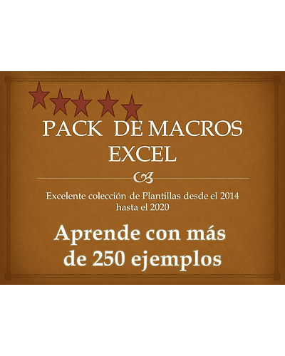 Pack de Plantillas  Avanzadas con Macros Ajustables Tipo Premium